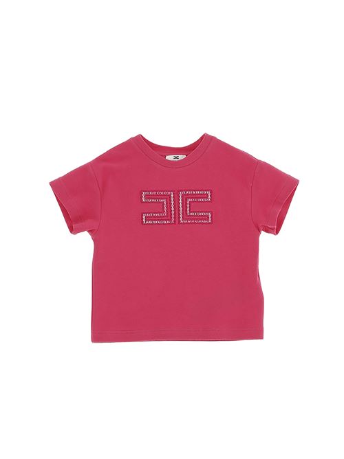 T-shirt, bambina, logata. ELISABETTA FRANCHI | EGTS66 JE953002